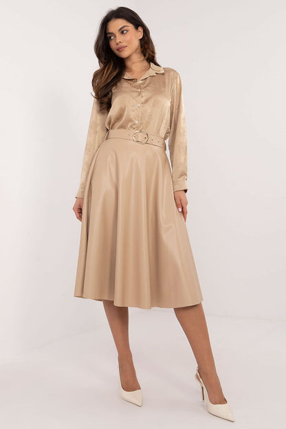  Spódnica Model DHJ-SD-A1997.76 Beige - Italy Moda 