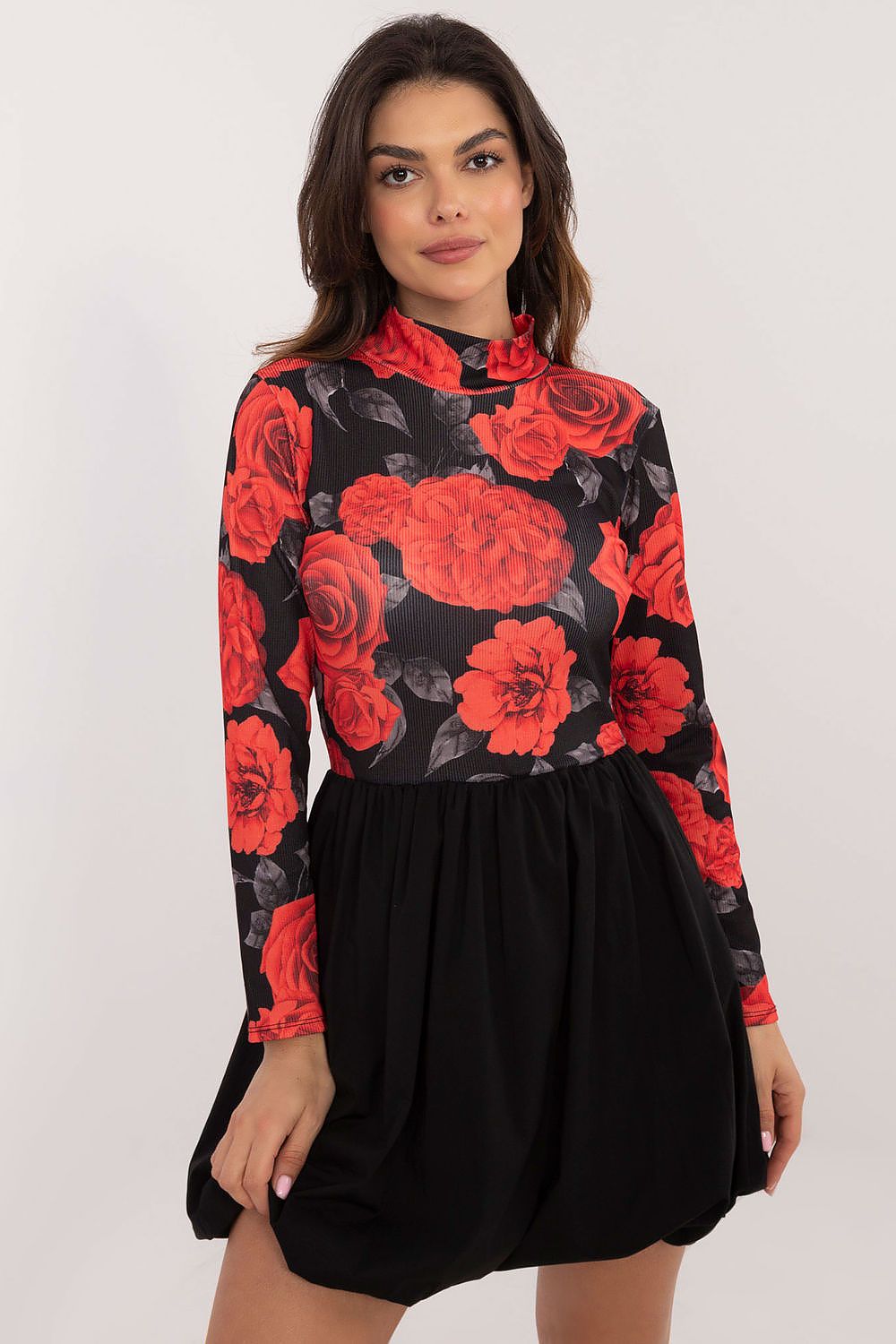  Sukienka Model DHJ-SK-19959.35 Black/Red - Italy Moda 