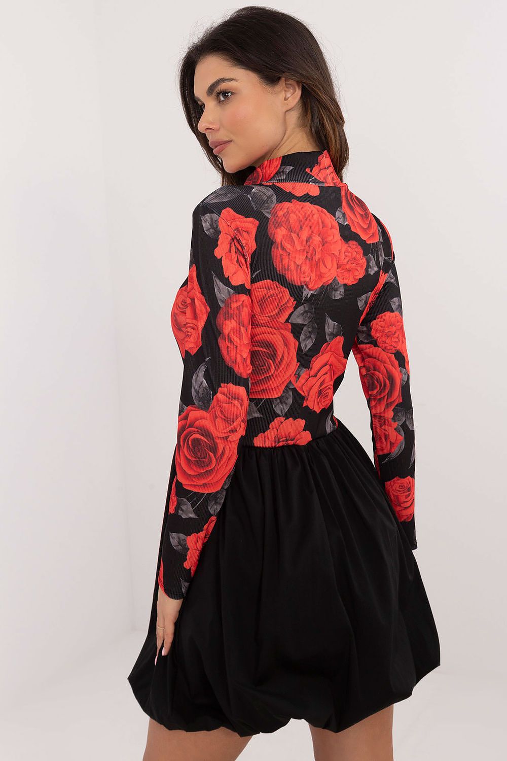  Sukienka Model DHJ-SK-19959.35 Black/Red - Italy Moda 