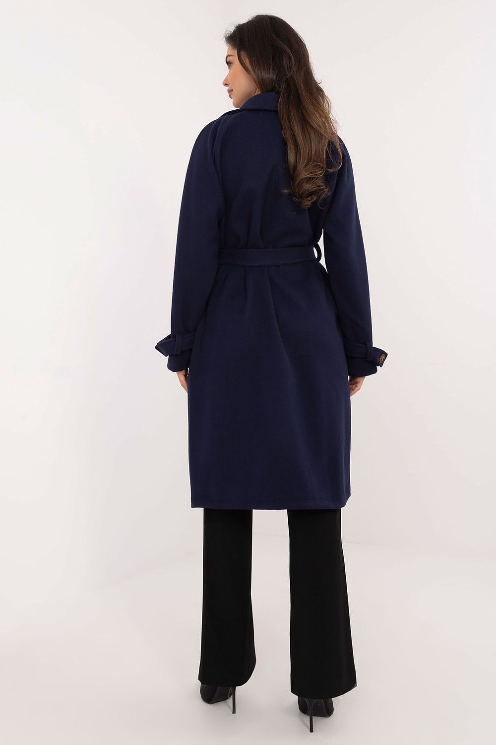   Płaszcz damski Model TW-PL-BI-2209.71P Navy - Och Bella 