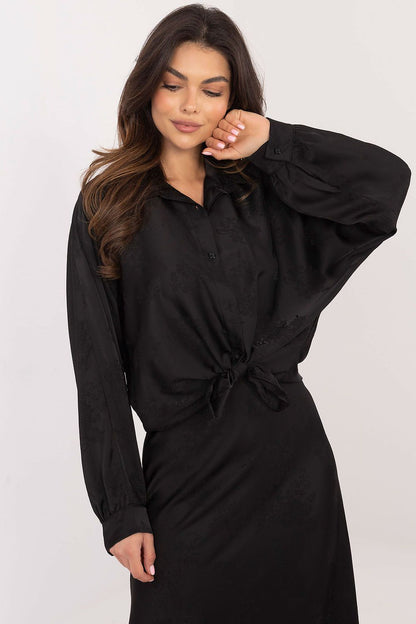   Koszula Damska Model DHJ-KS-16528.34 Black - Italy Moda 