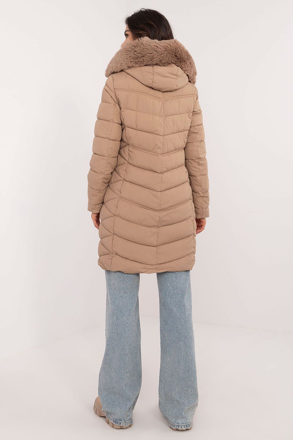   Kurtka Damska Model SK-KR-HH-2403.02 Beige - Factory Price 