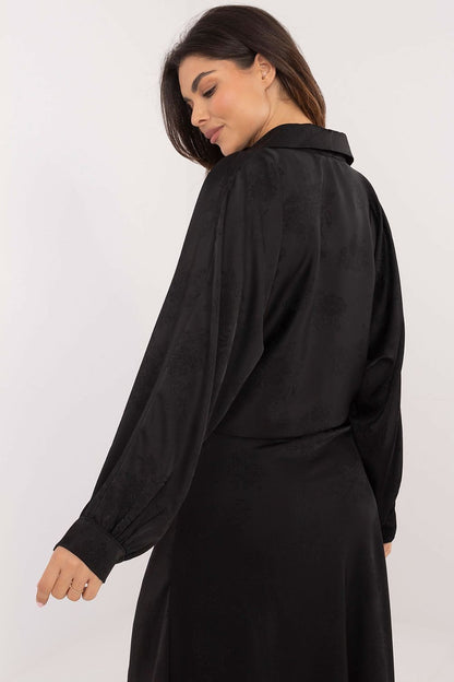   Koszula Damska Model DHJ-KS-16528.34 Black - Italy Moda 