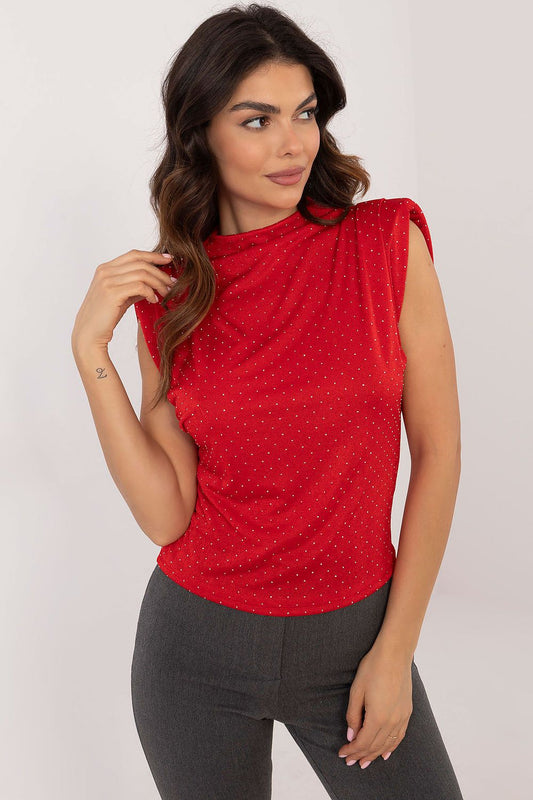   Bluzka Model DHJ-BZ-19978.95 Red - Italy Moda 