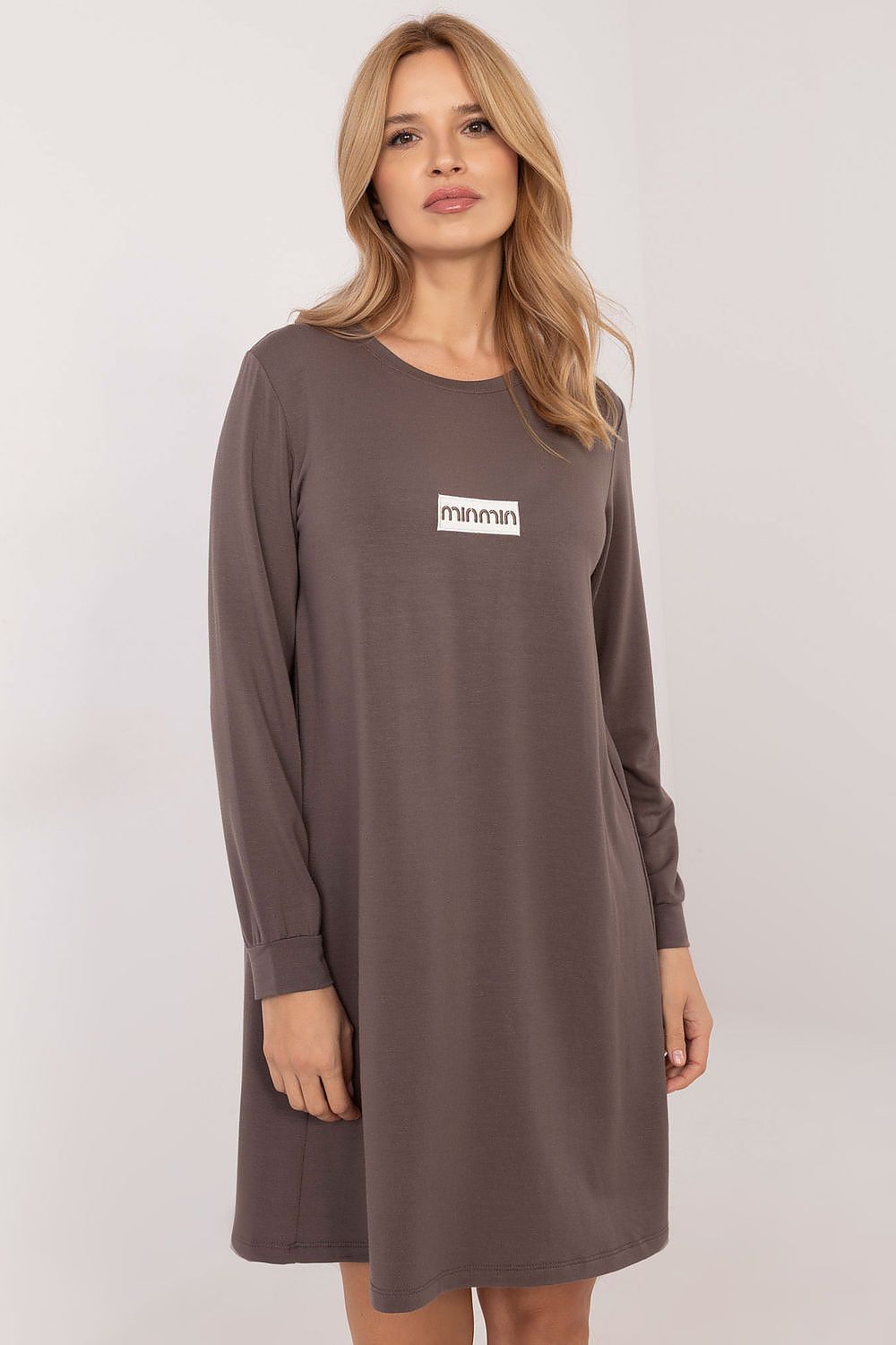  Sukienka Model RV-SK-A-165.61 Dark Brown - Relevance 