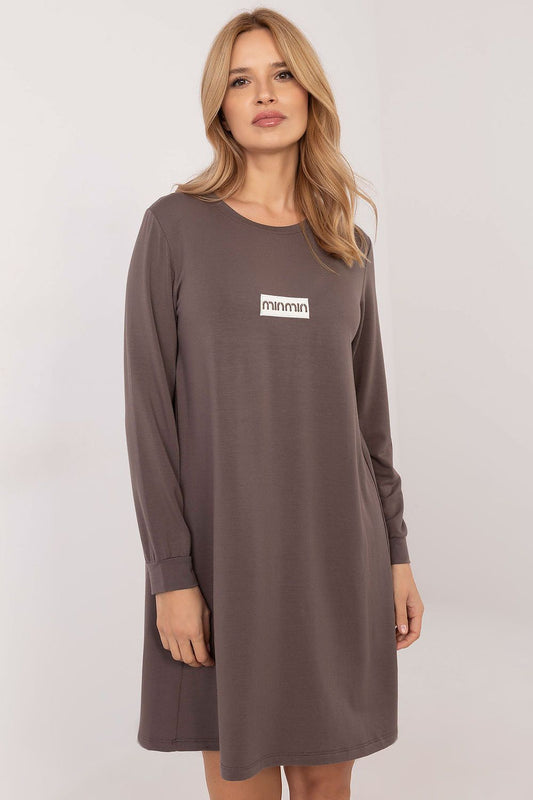  Sukienka Model RV-SK-A-165.61 Dark Brown - Relevance 