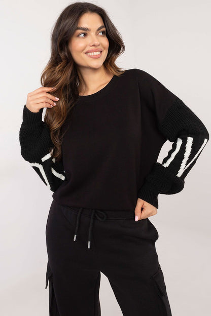   Bluza Damska Model MI-BL-M5975.26P Black - Italy Moda 