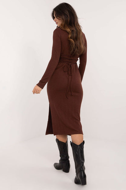  Sukienka Model LK-SK-509820.67 Dark Brown - Lakerta 