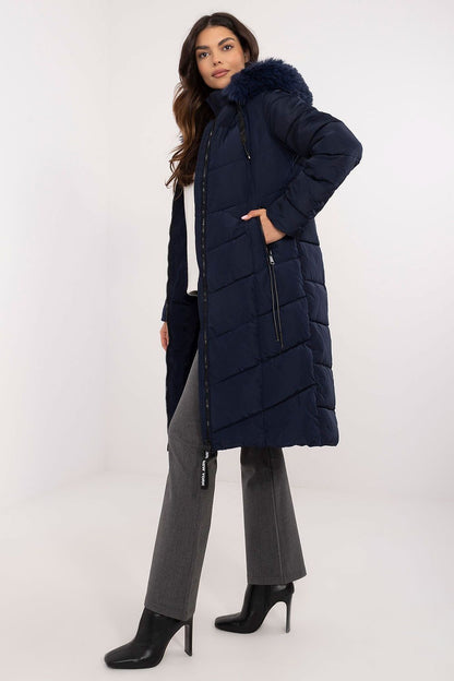  Kurtka Damska Model SK-KR-HH-2405.84P Navy - Factory Price 