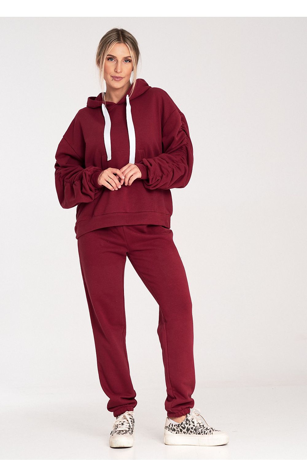   Bluza Damska Model M1055 Bordo - Figl 
