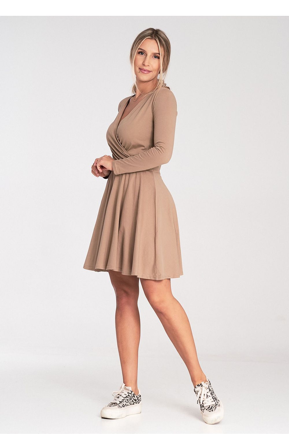  Sukienka Model M1050 Beige - Figl 