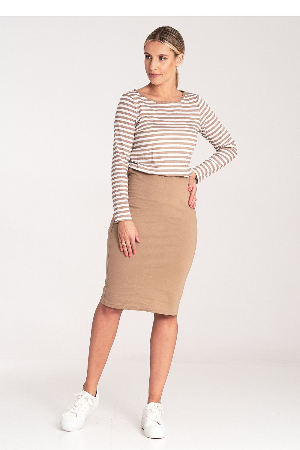  Sukienka Model M1057 Beige - Figl 
