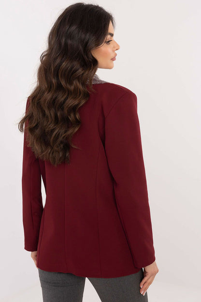   Marynarka Model DHJ-MA-19926.85P Bordo - Italy Moda 