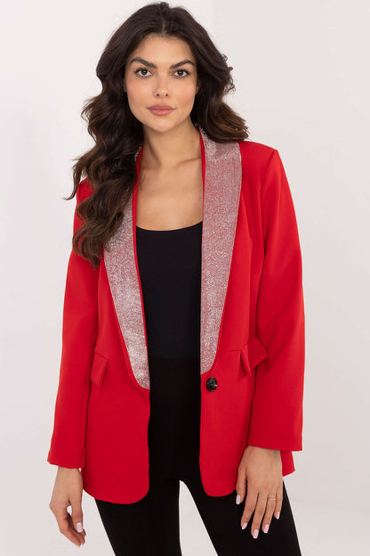   Marynarka Model DHJ-MA-19926.85P Red - Italy Moda 