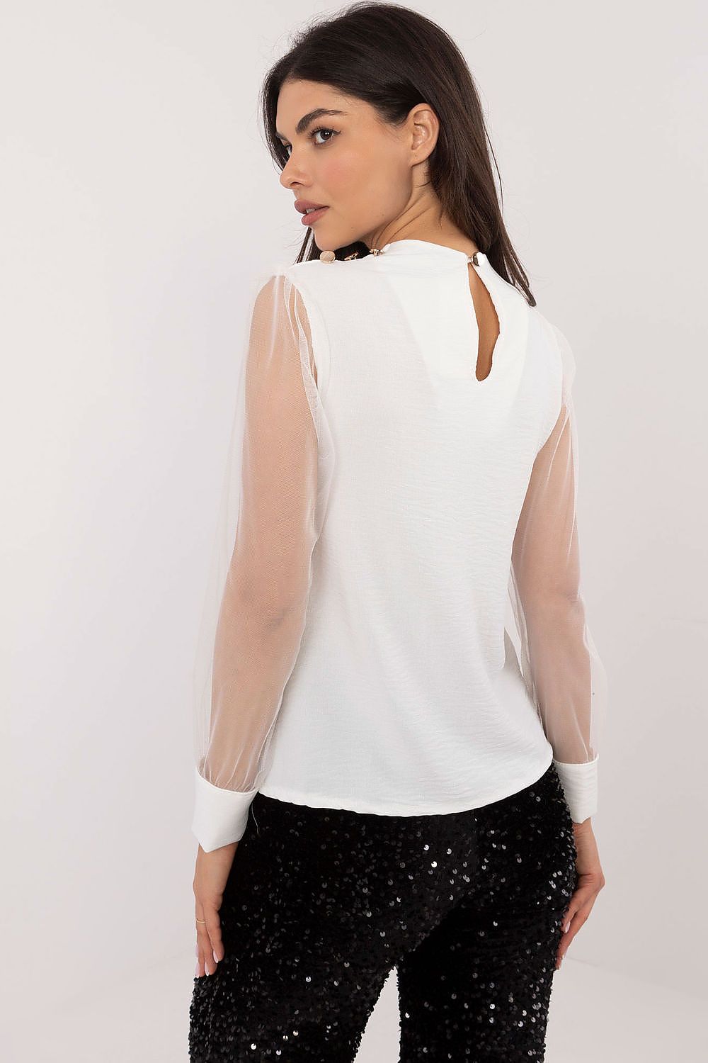   Bluzka Model MI-BZ-278519.03X White - Italy Moda 