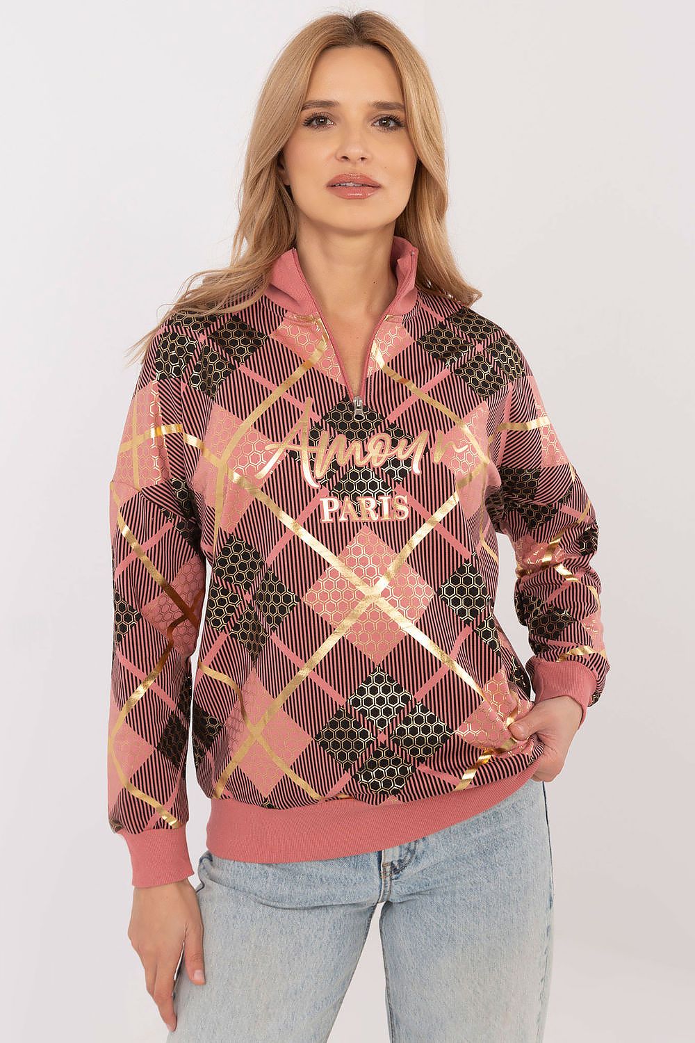   Bluza Damska Model CLM-BL-1259.59 Dark Pink - Factory Price 