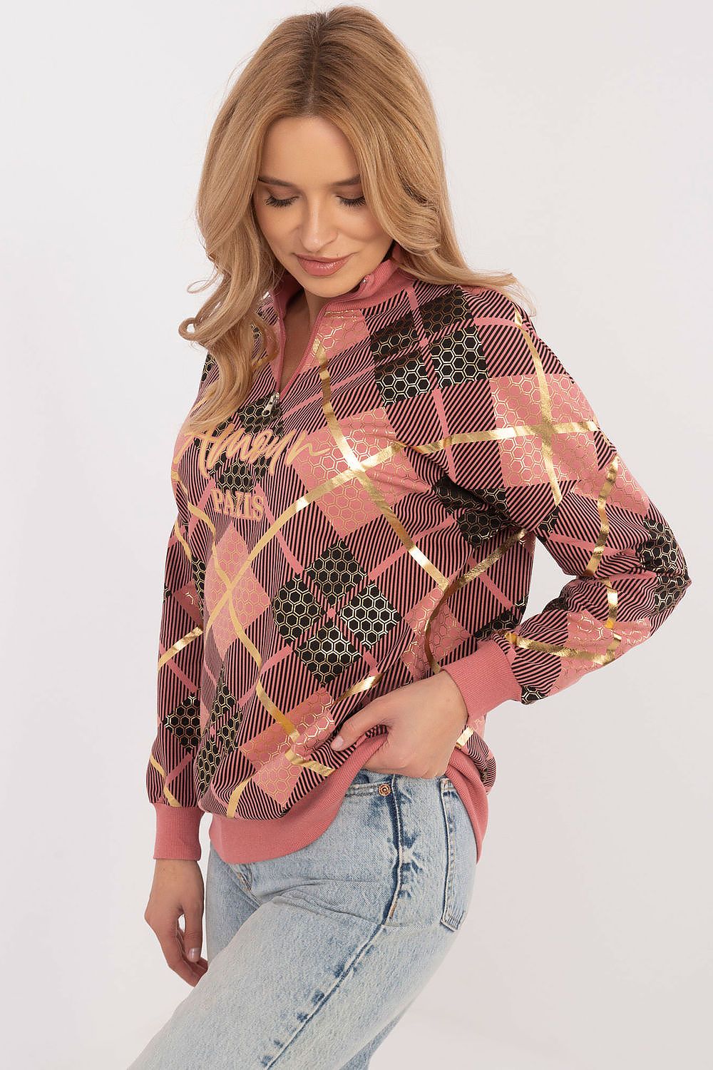   Bluza Damska Model CLM-BL-1259.59 Dark Pink - Factory Price 