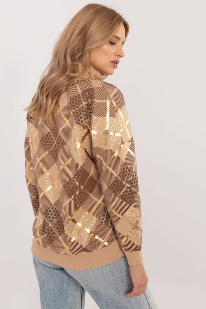   Bluza Damska Model CLM-BL-1259.59 Camel - Factory Price 