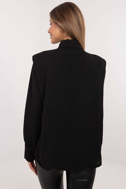   Koszula Damska Model MI-KS-61527.56 Black - Italy Moda 