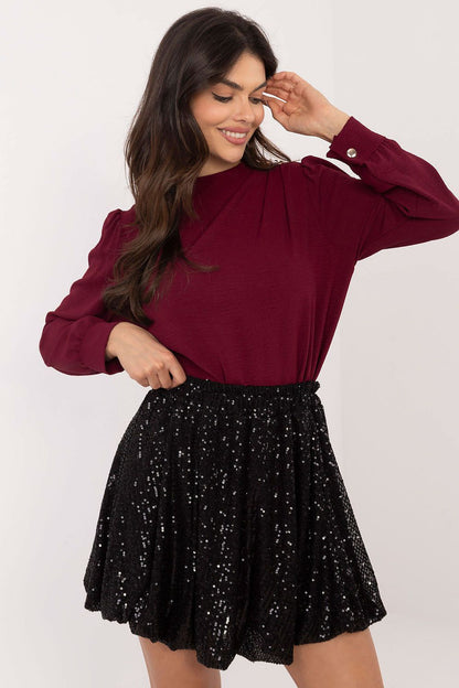  Spódnica Model MI-SD-271360.74 Black - Italy Moda 