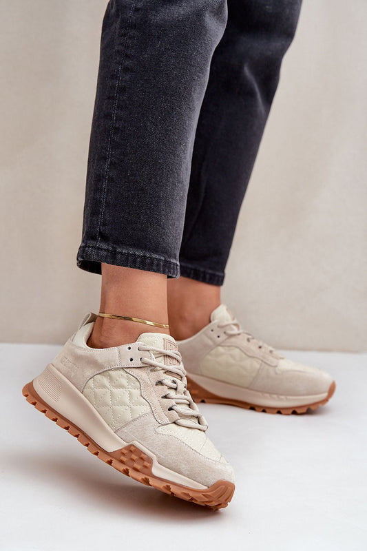   Buty Sportowe Model Big Star OO274A315 Hi-Poly System Beige - Step in style 