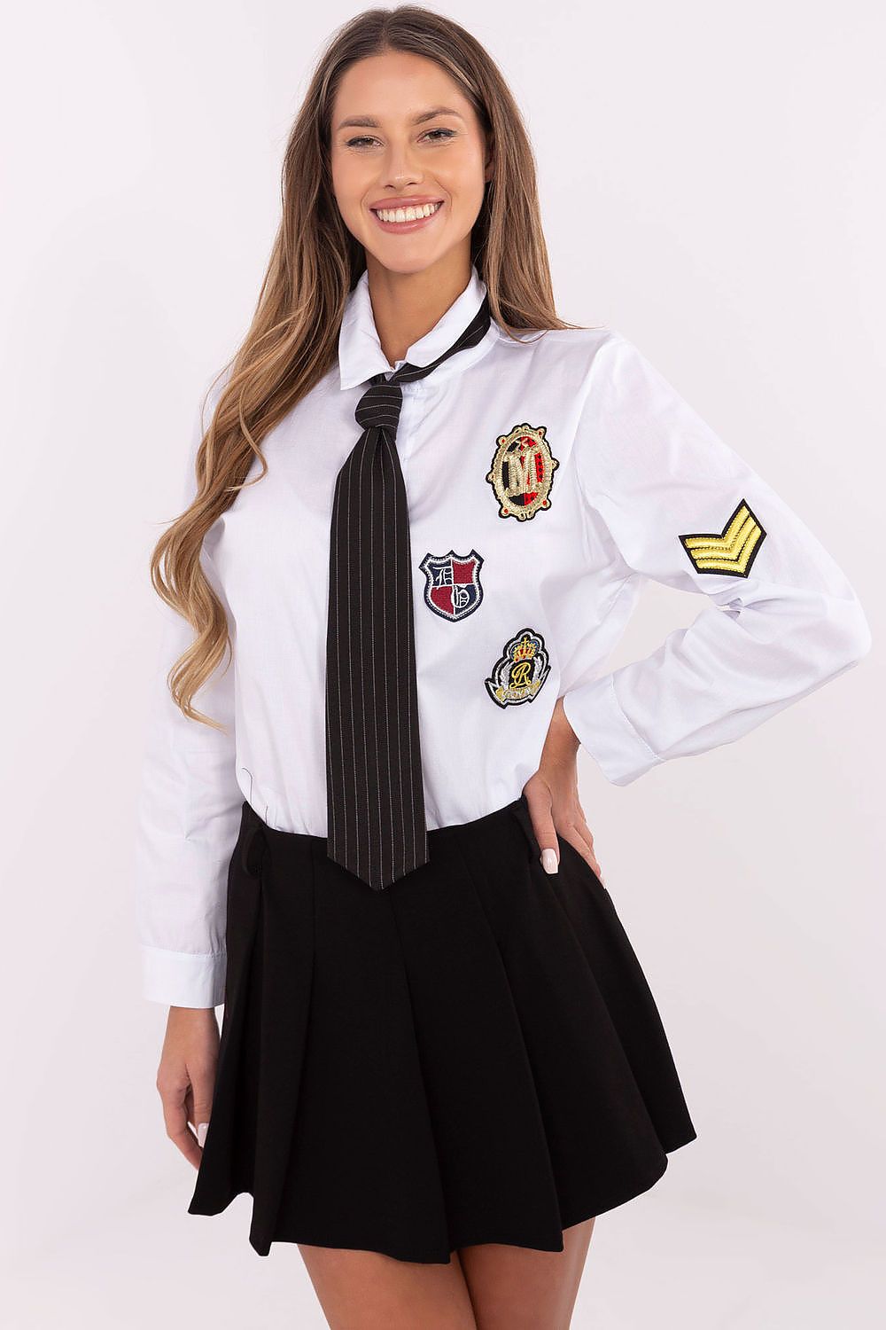   Koszula Damska Model DHJ-KS-20168.08P White - Italy Moda 