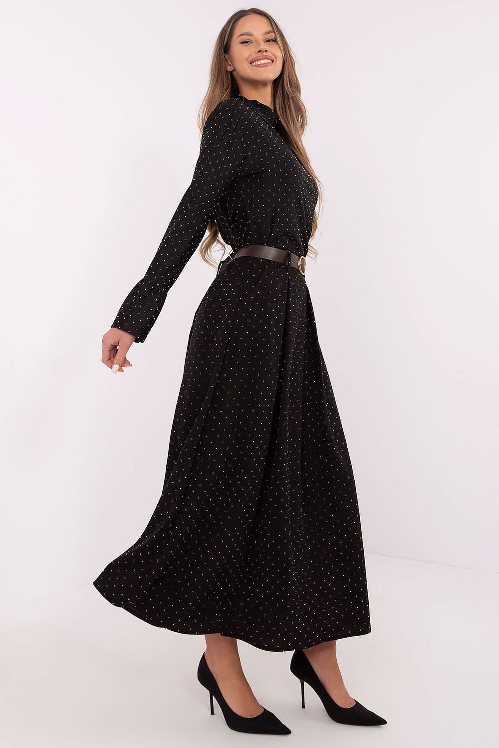  Spódnica Model DHJ-SD-19720-1.32 Black - Italy Moda 