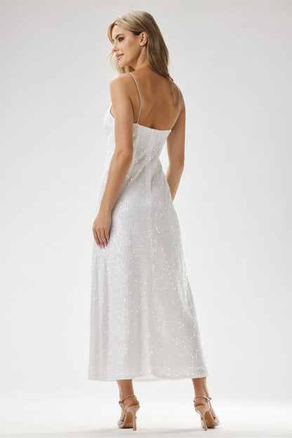  Sukienka Model A697 White - awama 