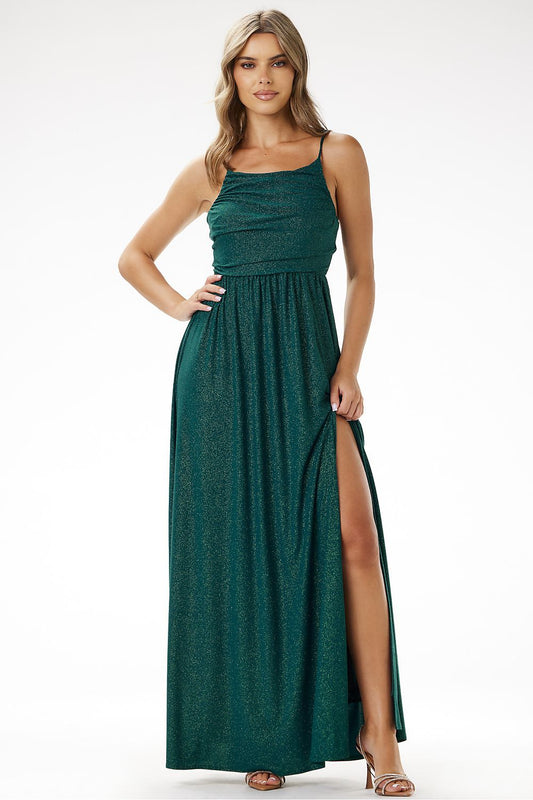  Sukienka Model A696 Bottle Green - awama 