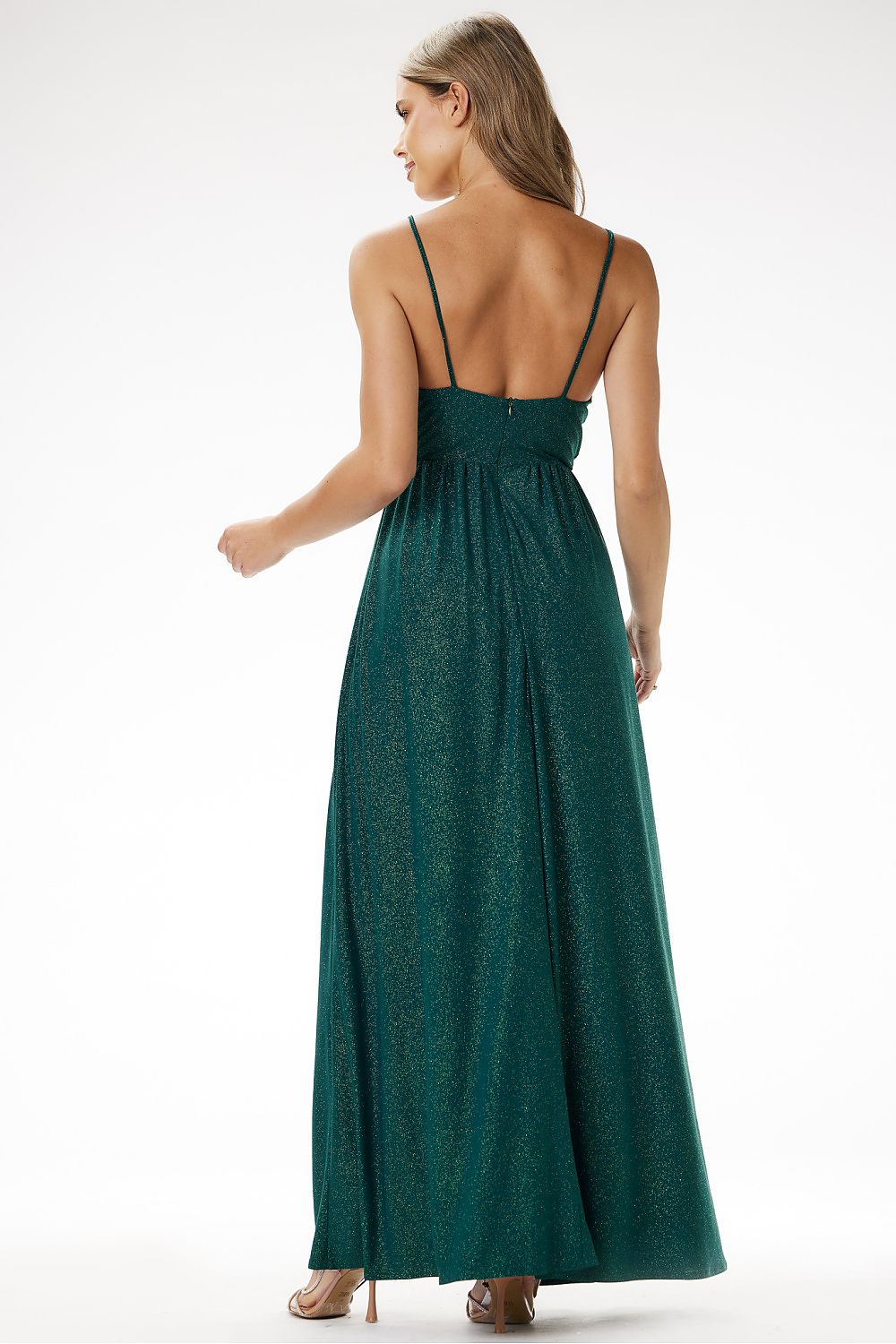  Sukienka Model A696 Bottle Green - awama 