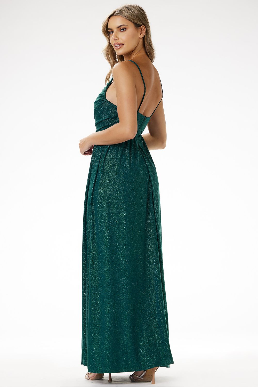  Sukienka Model A696 Bottle Green - awama 
