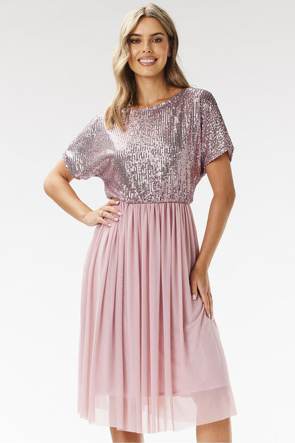  Sukienka Model A689 Pink - awama 