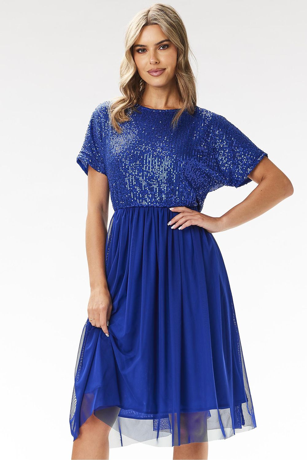  Sukienka Model A689 Blue - awama 