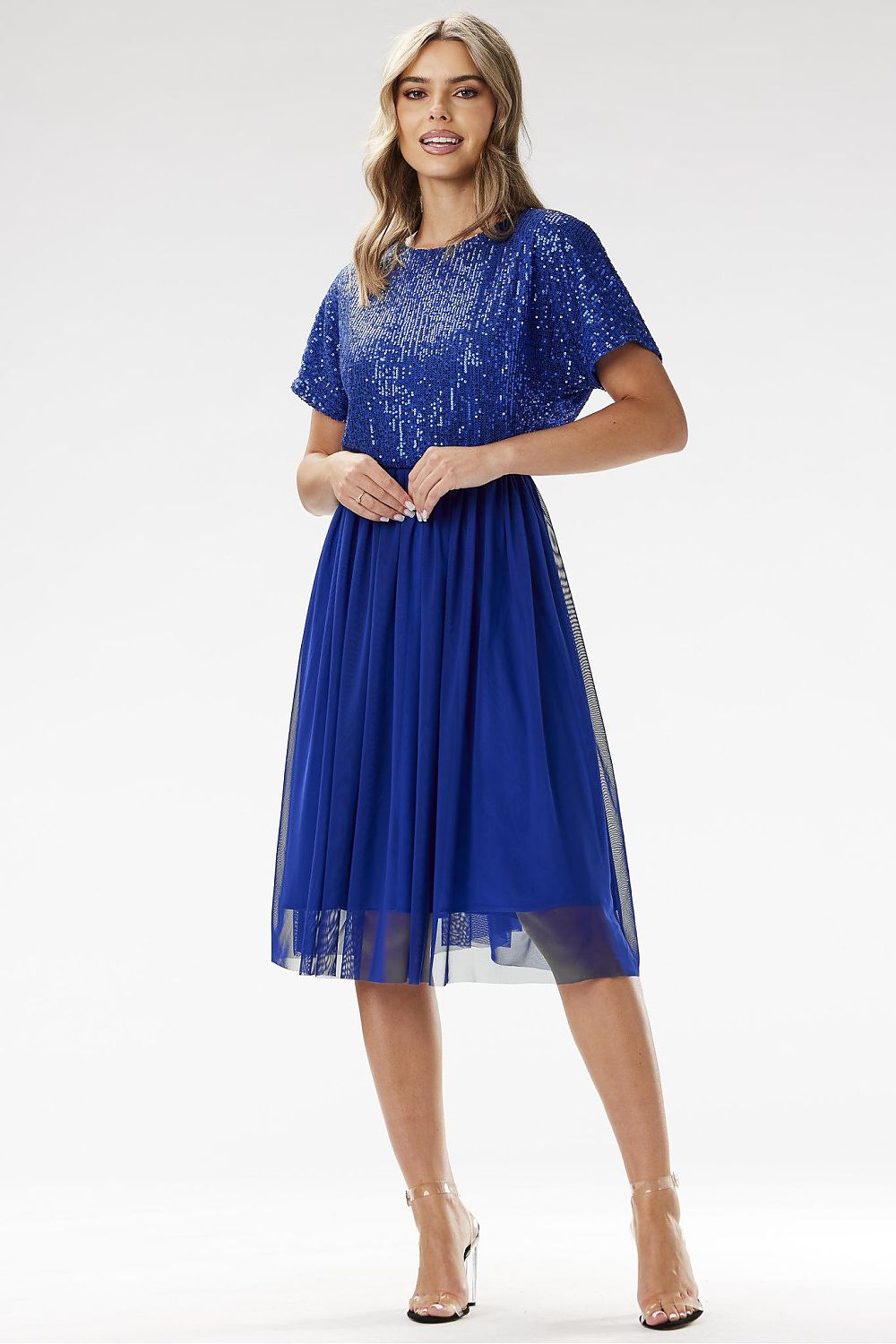  Sukienka Model A689 Blue - awama 