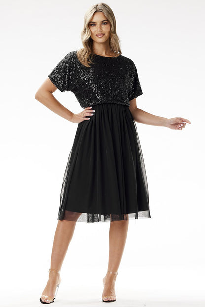  Sukienka Model A689 Black - awama 