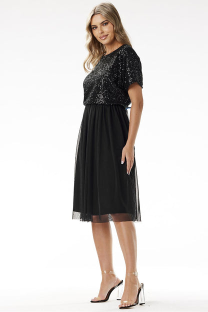  Sukienka Model A689 Black - awama 