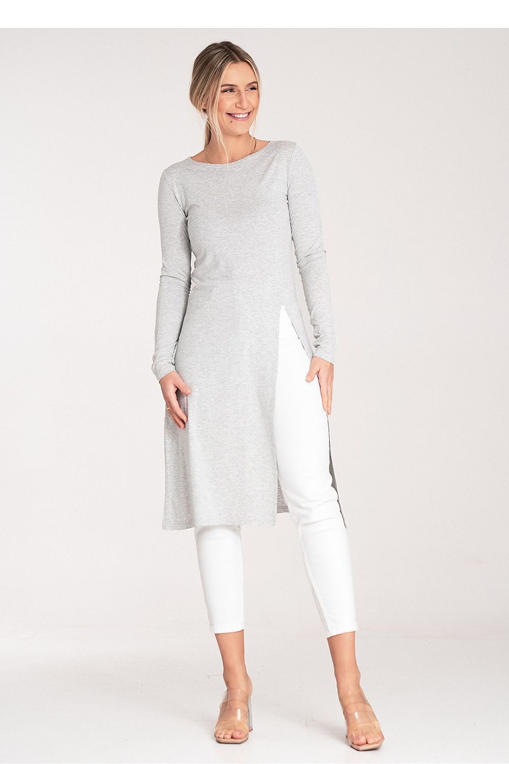   Tunika Model M1075 Grey - Figl 