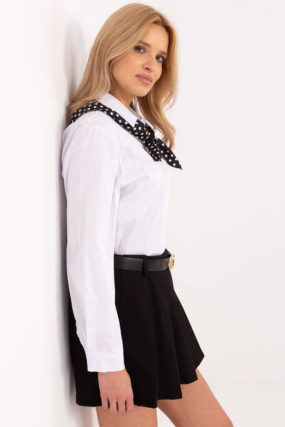   Koszula Damska Model DHJ-KS-20172.36P White - Italy Moda 