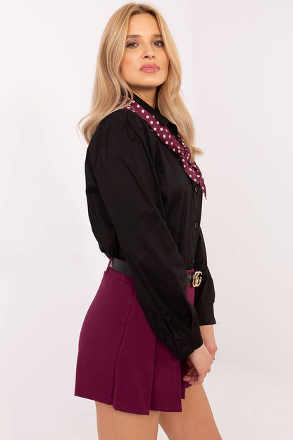  Koszula Damska Model DHJ-KS-20172.36P Black - Italy Moda 
