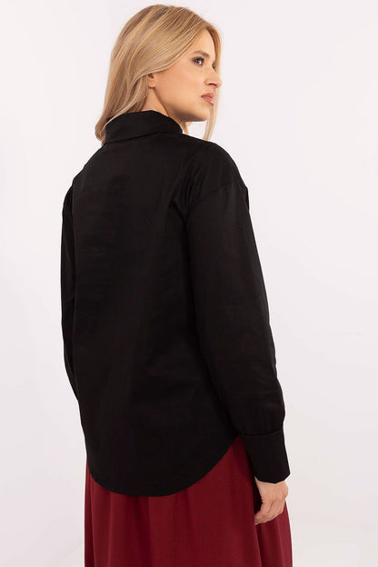   Koszula Damska Model MI-KS-C238.04 Black - Italy Moda 