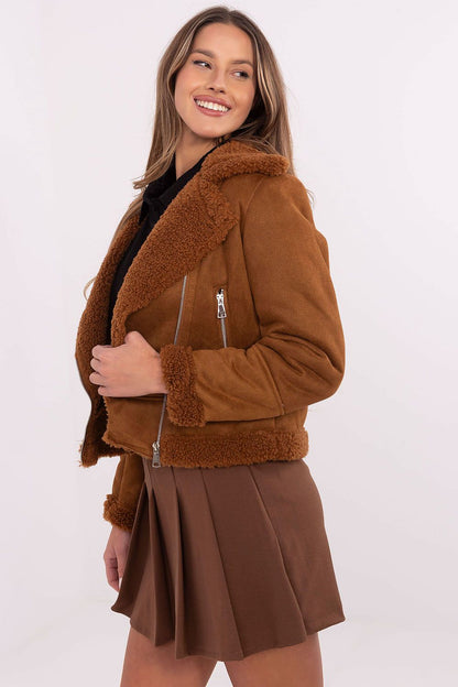   Kurtka Damska Model MI-KR-21848.71 Light Brown - Italy Moda 