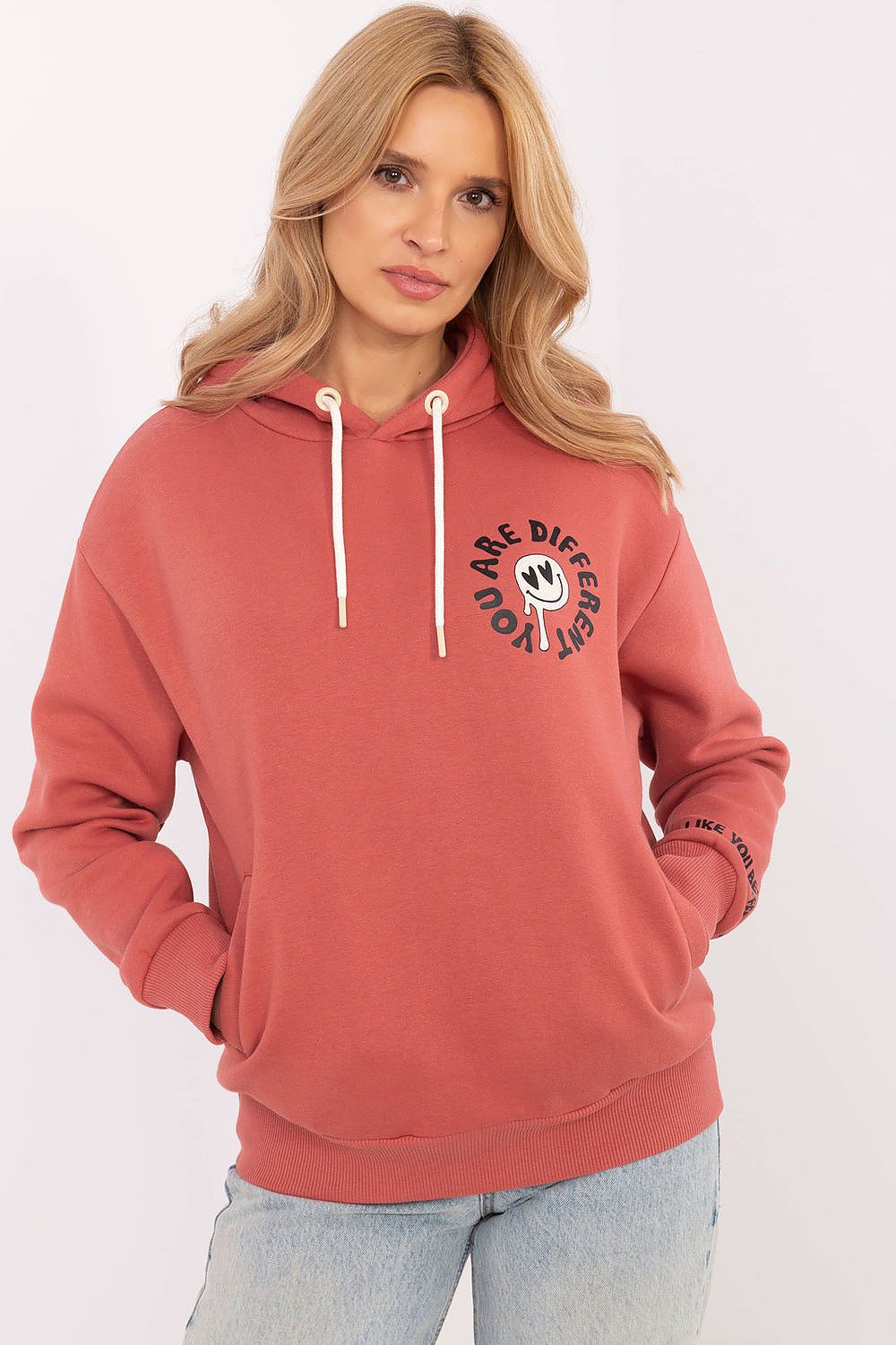   Bluza Damska Model D10600T02420J Coral - Sublevel 