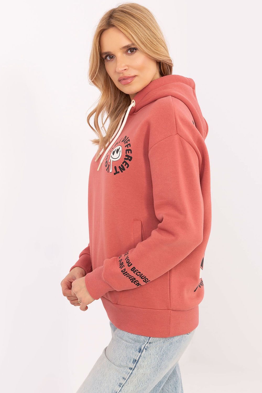   Bluza Damska Model D10600T02420J Coral - Sublevel 