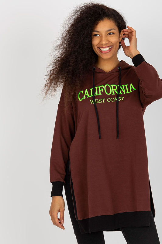   Bluza Damska Model VI-BL-327.70P Dark Brown - Factory Price 