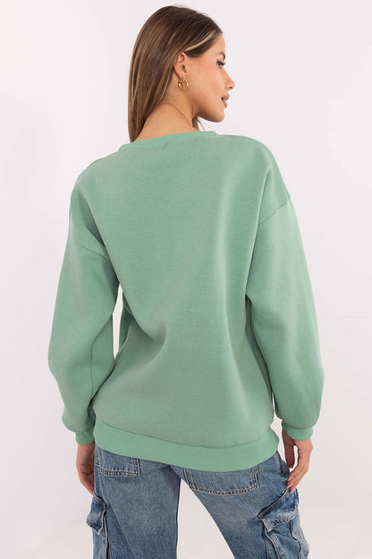   Bluza Damska Model EM-BL-617-15.55P Pistacja - Factory Price 