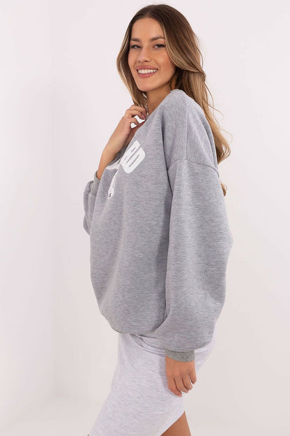   Bluza Damska Model EM-BL-617-16.01X Grey Melange - Factory Price 