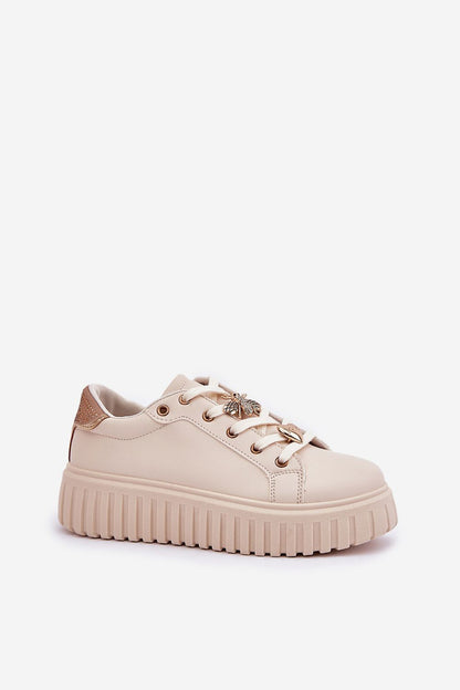   Buty Sportowe Model Grelesi 24SP26-4756 Beige - Step in style 