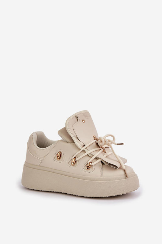   Buty Sportowe Model Dolistana LH205-8 Beige - Step in style 