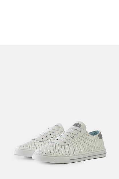   Białe perforowane sneakersy Ruala - Solea 