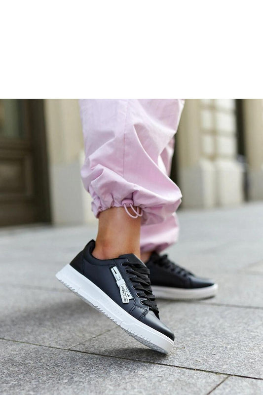   Czarne sneakersy eko skóra Brecht - Solea 